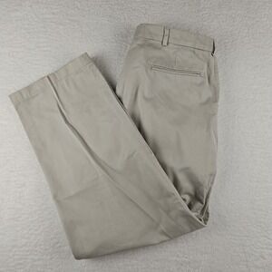 Levis Travelers Mens Dress Slacks Sz 38x30" (*36x29) Tan Hook/Zipper 100% Cotton